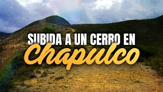 Subida a un cerro en Chapulco, Puebla