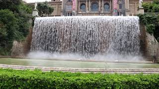 Plaça D'Espanya And Its Fountains In Barcelona, Catalonia, Spain || StayAway