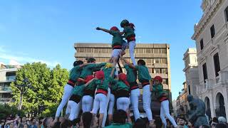 Castellers de Sabadell - Pilar amb folre infantil