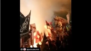 Ajax Amsterdam Pyro in Wien (Rapid Wien vs. Ajax Amsterdam 29/07/15)