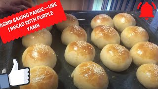 ASMR BAKING PANDE—UBE | BREAD WITH PURPLE YAMS | ASMR with Analyn