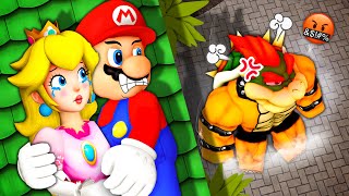 Breaking Free: Princess Peach escapes from Bowser's cruelty. Mario Roblox