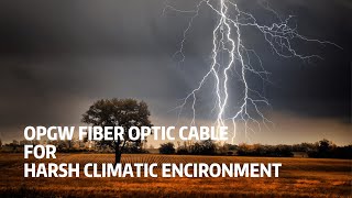 How does OPGW secure communications when lightning strikes?