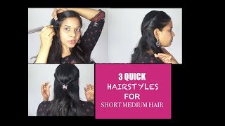 3 BASIC HAIRSTYLES FOR MEDIUM LENGTH HAIR |STARNATURALBEAUTIES