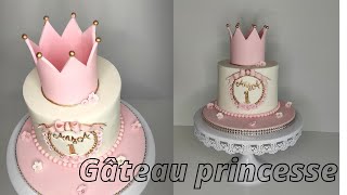 gâteau princesse,gâteau couronne , Crown cake 👑, princess cake