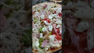 Pizza profissional com massa pré assada? 😁😋