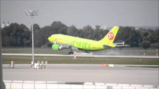 S7 Airlines A310 Landing @Munich Airport