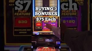 BUYING 3 $75 BONUSES: Deal or No Deal! #slots #casino #shorts