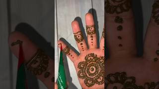 Easy & beautiful front hand mehndi design #henamehndi #bridalmehndi #short #trending