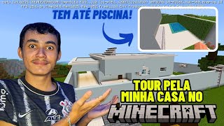 FAZENDO TOUR PELA MINHA CASA NO MINECRAFT - MINECRAFT CITY  Ep 1