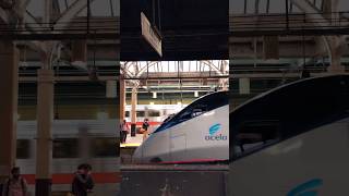 #Amtrak #Acela stops at #Newark Penn Station while #njtransit #trains come and go.