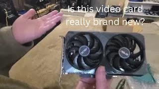 Unboxing a video card I got of goodwill they say it's new just check it out