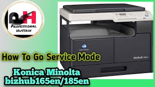 Konica Minolta #How To Go Service Mode. Bihzub165en@ProfessionalHussain9048