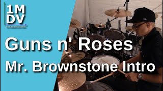 1MDV - The 1-Minute Drum Video #50 : Guns n' Roses / Mr. Brownstone Intro