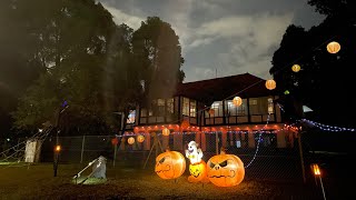 🇸🇬🎃 Trick or Treat! Sembawang Estate Halloween Night Walking Tour [4K 60fps]