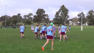 2022 ACT Rugby U16 Game 5 (first half) St Edmunds vs West