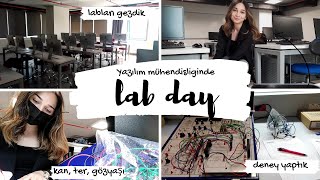 yazılım mühendisliğinde bir laboratuvar günü || pc lab, sayısal sistemler lab, çile, Beykoz Üni