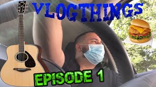 VlogThings Episode 1 |  I Bought A New Guitar!   Pay Attention For Giveaway!