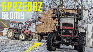 ☆ TAKIEGO ZETORA! ☆ SPRZEDAŻ SŁOMY W SWOJSKIM KLIMACIE ☆ URSUS 914 ☆ ZETOR 7340 ☆ ZIMA 2022 ☆