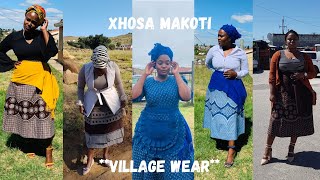 Xhosa MAKOTI daily wear| what I wear in the village| South African YouTuber| Eastern Cape YouTuber