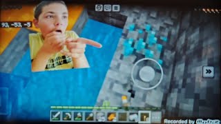 Am găsit diamante în primul episod din seria Let's play😆 - Minecraft cu fratele Meu Gabi