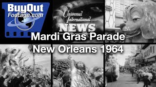 New Orleans Mardi Gras Parade 1964