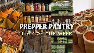 HOW TO START A STOCKPILE🫙PREPPER PANTRY PICK OF THE WEEK🥫EMERGENCY FOOD STORAGE #preppingonabudget