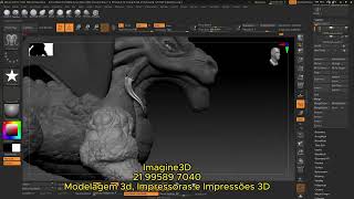 Modelando um baby Dragon NO ZBRUSH