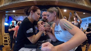 Ladies Right Hand Armwrestling Matches | Yellowstone Arms