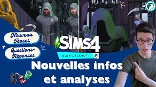 Les Sims 4 À la vie à la mort : nouvelle vidéo & infos ☠️📣