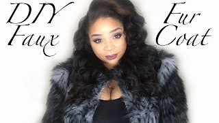 DIY Faux Fur Coat