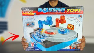 Boxing Tops - Unboxing and Play - Peephole View Toys