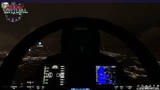 Microsoft Flight Simulator-July 4th fireworks flyby