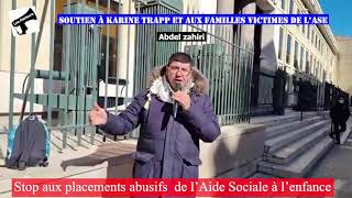 Le combat de Karine, c'est le combat du bien contre l'injustice - Abdel Zahiri