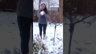 barefoot on snow every winter in germany routine #barefoot #on #snow #challenge #routines #germany