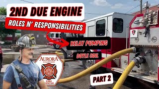 2nd Due Engine Roles n' Responsibilities Doyle Coil and Relay Pumping (Part 2)