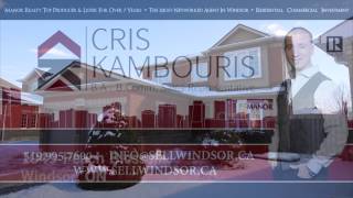 1049 PEACH BLOSSOM CRES, WINDSOR, ON - Cris Kambouris Manor Windsor Realty Ltd.