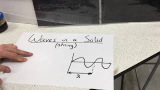 AQA PHYSICS Required practical 9a   Waves in a Solid