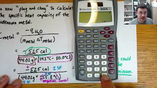 Calorimetry (with unknown metal example)