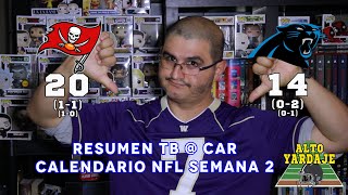 BUCANEROS VS PANTERAS Y PREVIO A LA SEMANA 2 NFL