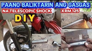 PAANO BALIKTARIN ANG GASGAS NA TELESCOPIC SHOCK (XRM 125)