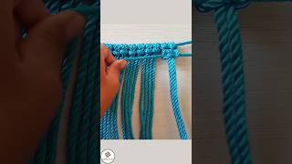 DIY Cute Macrame Bag😍😍 #diy #art #craft #creative #ideas #macrame #shorts #artist #bag #shortvideo