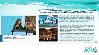 SESIÓN 3: “POLÍTICAS PÚBLICAS, INFRAESTRUCTURAS E INVERSIÓN EN AGUA”