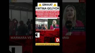 Çarşamba gece saatleri ile perşembe günü öğlen arası lütfen dışarıya çıkmayın