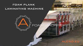 FOAM PLANK LAMINATING MACHINE