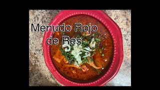 Menudo rojo de res