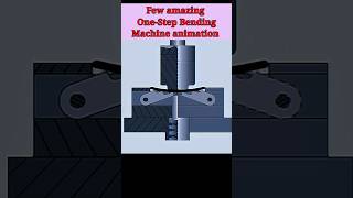 incredible one step metal bending mechanism! 3d animation #shorts