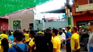 Comemoração do segundo gol do Brasil sobre a costa rica.