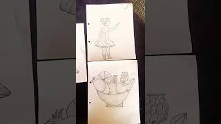 sketches #anamartandcraft #youtube shorts India