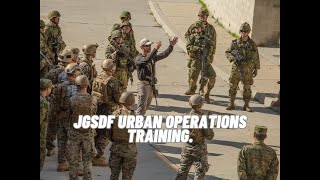 JGSDF urban operations training